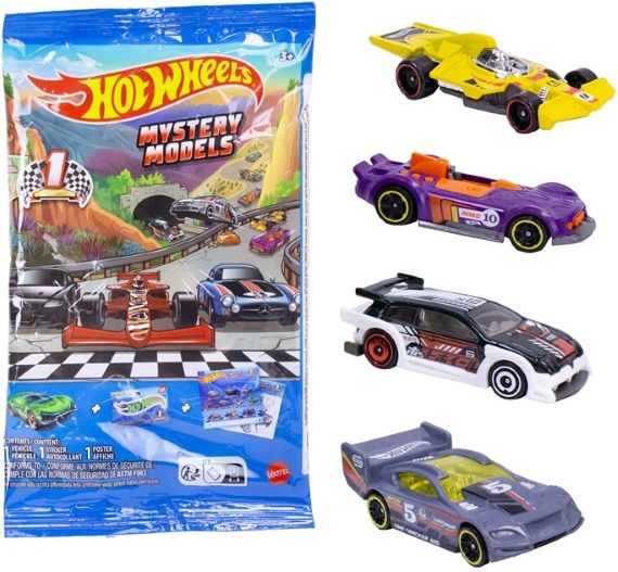 HOT WHEELS Die-Cast in Blindbag Mistery Models assortite…x24